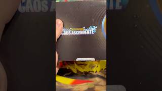 Abri uma box da nova coleção Caos Ascendente! #pokemon #pokemoncards #pokemontcg #packopenning