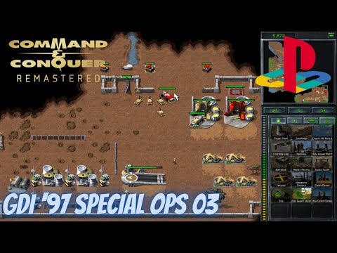 Command & Conquer Remastered - Console Missions - GDI '97 SPECIAL OPS 03 (Hard)