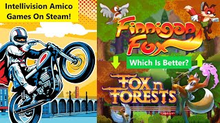 Evel Knievel & Finnigan Fox  Steam Demo Reviews  - Old Intellivision Amico Games Based On Old Games