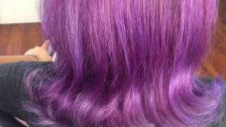 Purple Pixie Undercut HairTattoo by BVMDesigns✂️