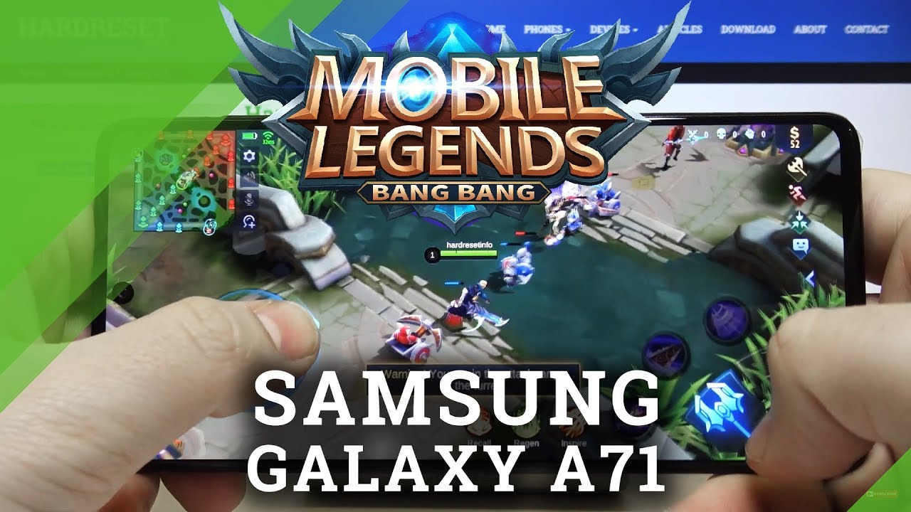Mobile Legends on Samsung Galaxy A71 – Quality Checkup