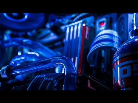 8000$ Water Cooled Skyline Gaming PC and Setup