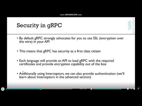 Security in gRPC
