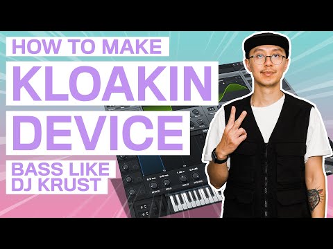 HOW TO MAKE KLOAKIN DEVICE BASS LIKE DJ KRUST | Serum Ableton Drum and Bass Tutorial
