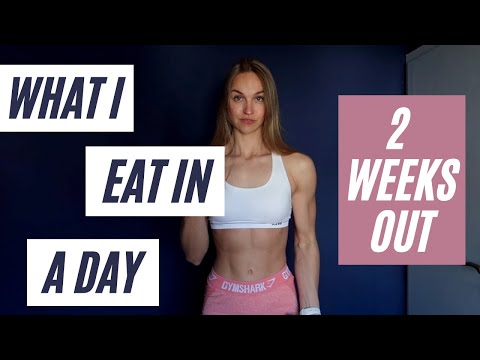 WFF EP 11: Full day of EATING 1700kcal 2 weeks out Bikini Athlete