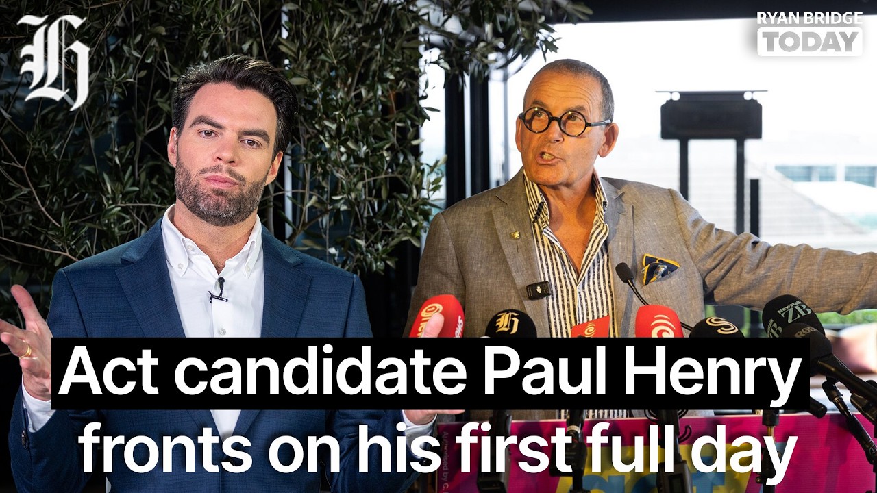 "Will you be the first nudist MP?" Ryan Bridge grills new Act candidate Paul Henry