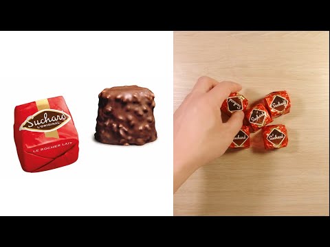 SUCHARD LAIT Rocher Milk Chocolate Pralines Unwapping & Unboxing | Chocolates in France