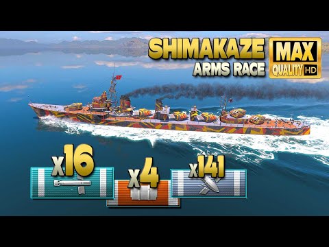 Destroyer Shimakaze: Real MVP in Arms Race - World of Warships