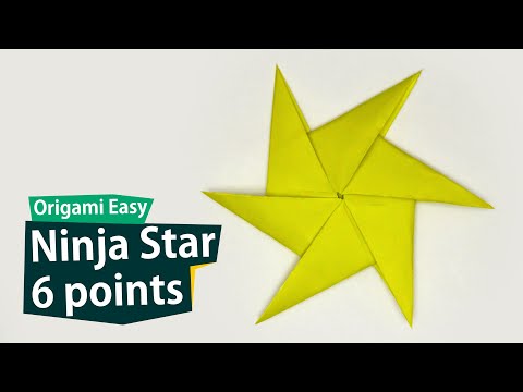 Origami Shuriken Origami Ninja Star Tutorial