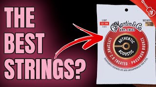 Video thumbnail for Martin Lifespan 2.0 Acoustic Guitar Strings - FULL TEST & REVIEW w/ Audio Samples by Tom Butwin