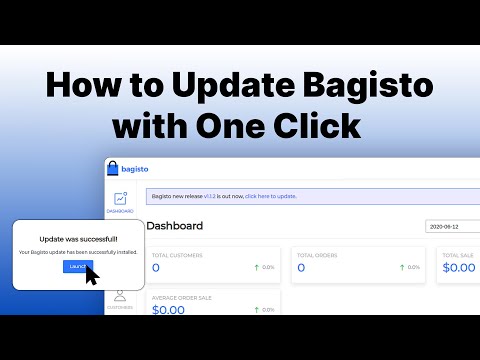 How to Update Bagisto with One Click | Laravel eCommerce