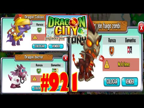 Dragon City "Capítulo 921 - Dragón Coliseo, Dragón Doctor y Dragón Fuego Zombi" por Tony