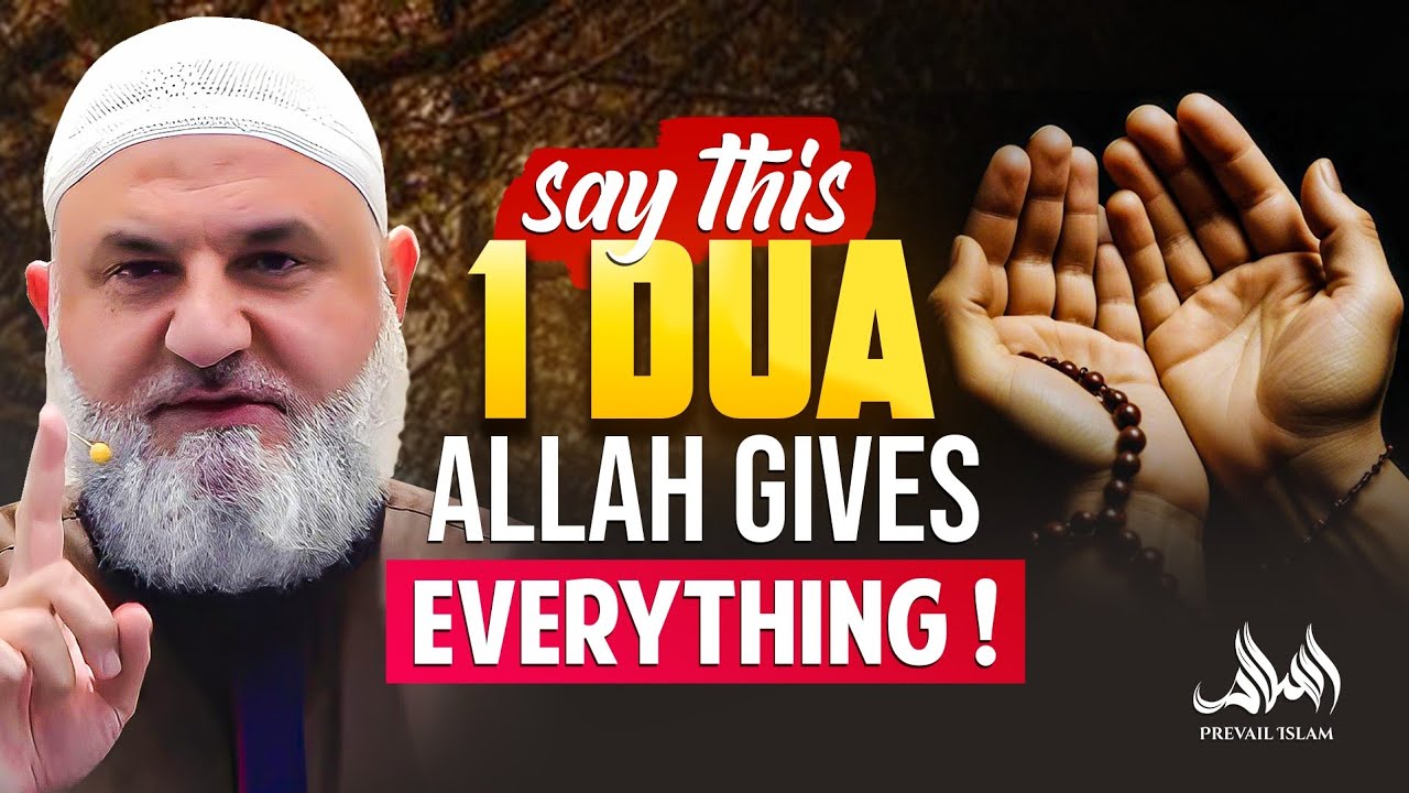 SAY THIS 1 DUA ALLAH GIVES WEALTH, RIZQ, JOB, & CHILDREN! - POWERFUL DUA | Ustadh Mohamad Baajour