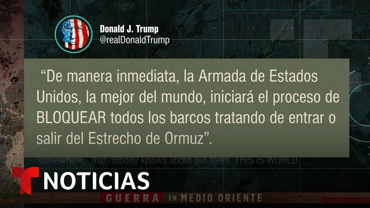 El Pentágono anuncia un bloqueo del estrecho de Ormuz en la mañana del lunes