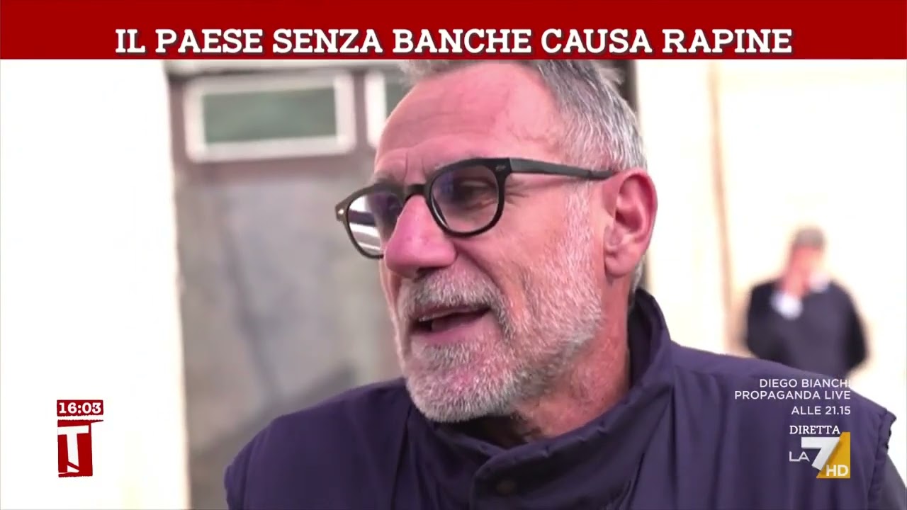 Il paese senza banche causa rapine