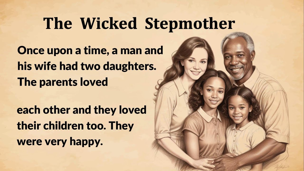 Learn English through Story Level 1 | The Wicked Stepmother - english story with subtitles