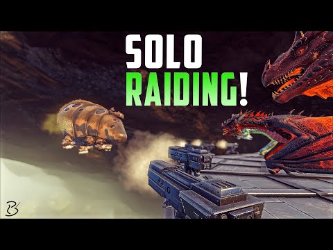 SOLO Raiding My Enemy For Insane Profit - ARK
