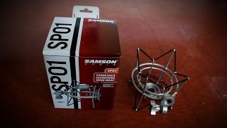 Video thumbnail for Samson SP01 Shock Mount Review by JustAlexHalford