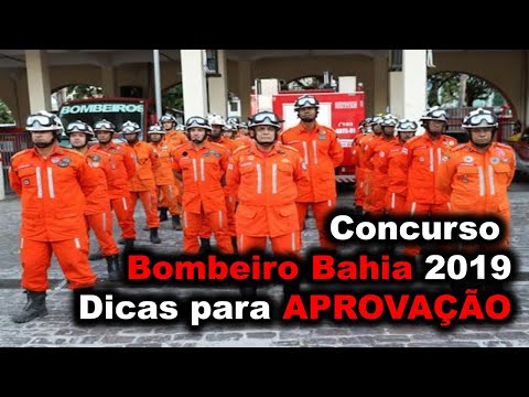 Concurso Bombeiro Bahia 2019 CBM BA SOLDADO só nível Médio Dicas para Aprovação BANCA IBFC