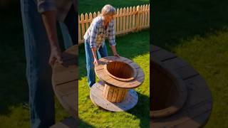 Transformei um Carretel de Madeira numa Casinha de Cachorro 🐶