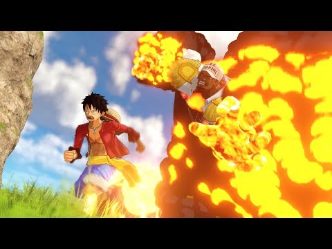 One Piece: World Seeker - Akainu Admiral Full Boss Battle Gameplay (HD)ワンピース ワールドシーカー Video
