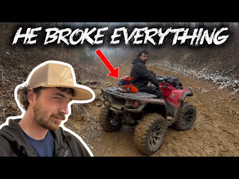 NEW CAN AM IS TOTALED (2025 wv trip)