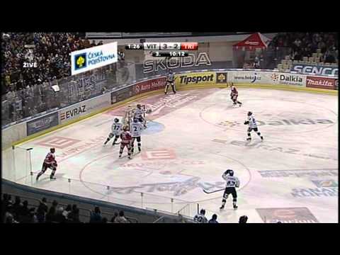 Finále extraligy Vítkovice -Třinec 4.série gól na 3:3 9.4.2011