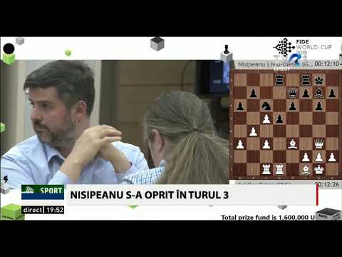 Știrile TVR: Nisipeanu, învins de Svidler la șah rapid