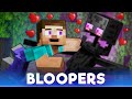 Enderman Attack BLOOPERS Alex And Steve Life Minecraft Animation