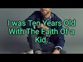 Faith Is Not a Feeling lyrics.-Josh Wilson