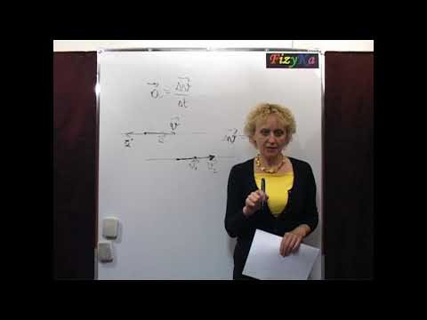 Podstawy kinematyki - wektory prędkości i przyspieszenia - dodawanie wektorów