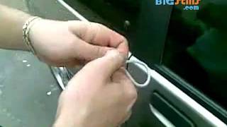 How to Unlock Your Car with Thin Rope or String (slipknot) - Bigstills.com