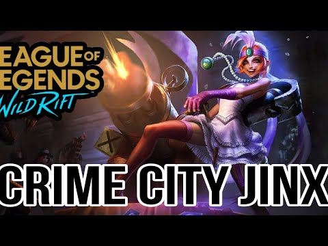 CRIME CITY JINX SKIN in LEAGUE OF LEGENDS!