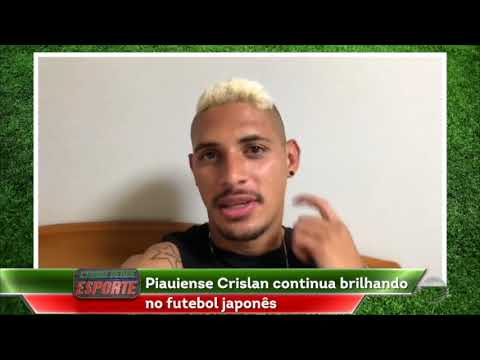 Atacante piauiense Crislan marca mais um gol no campeonato Japonês