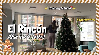 🎄💛 7 & 8—¡NO pensaba hacer nada aquí!...Ahora tengo Villa en el Estudio, Luces en el Balcón  y más