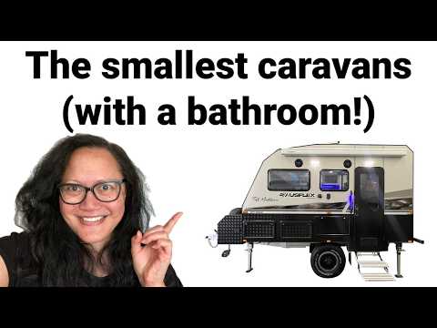 Seven Tiny Aussie Caravans With FULL Ensuite Bathrooms