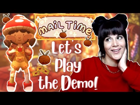Let's Play | MAIL TIME Demo | Super Cozy COTTAGECORE Game!