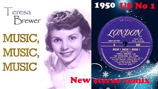 Teresa Brewer - Music Music Music - 2021 stereo remix