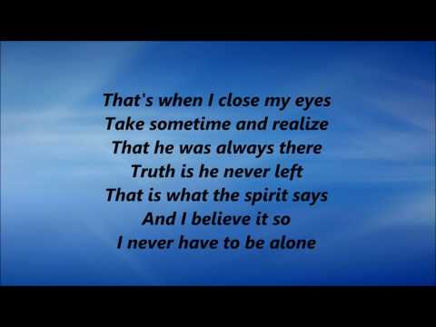 CeCe Winans - Never Have To Be Alone (Lyrics)