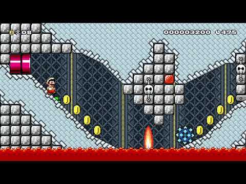 【4-5】• Flamewake Forge by Sypher 🍄 Super Mario Maker 2 ✹Switch✹ #bdr