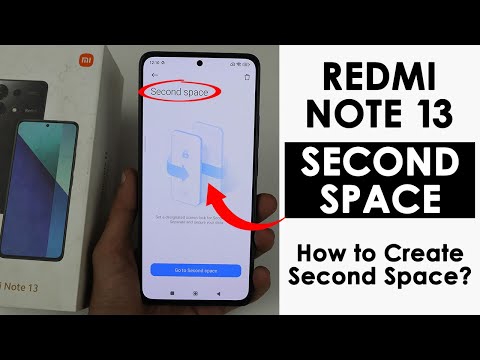 How to Create Second Space on Redmi Note 13 | Turn On Multi User