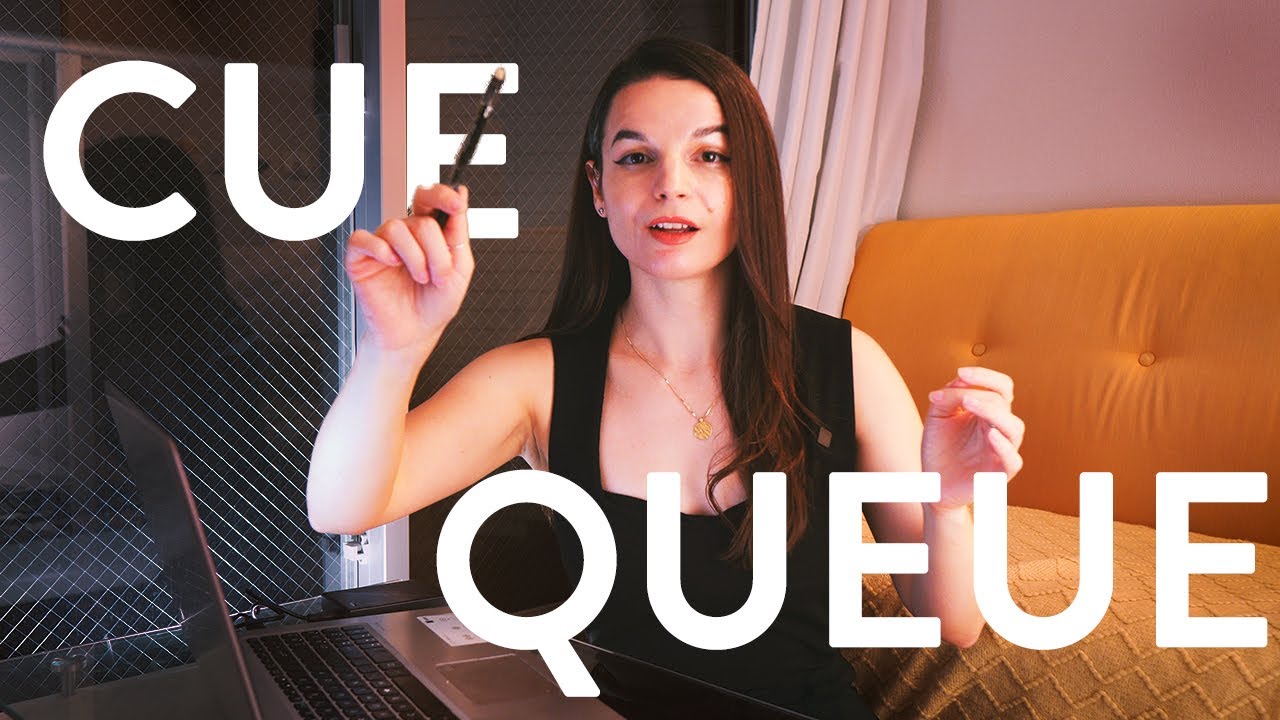 Here's your cue: stop using queue and cue incorrectly (English writing and grammar with Alisha)