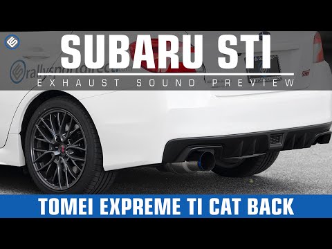 Tomei Expreme Ti Titanium Catback Exhaust - 2015 Subaru STI Exhaust Sound