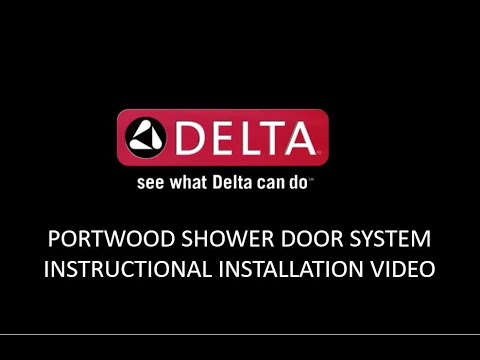 Installing Delta® Portwood Shower or Bathtub Door | Official Instructions and Pro Tips