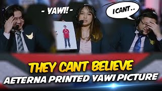 OH MY GOD! 🤯 AETERNA PRINTED a PICTURE of YAWI . . .