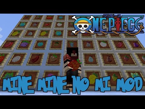The True Gingershadow - MANY DEVIL FRUITS, CYBORG ABILITIES, HAKI & MORE! Minecraft Mine Mine No Mi (One Piece) Mod Review
