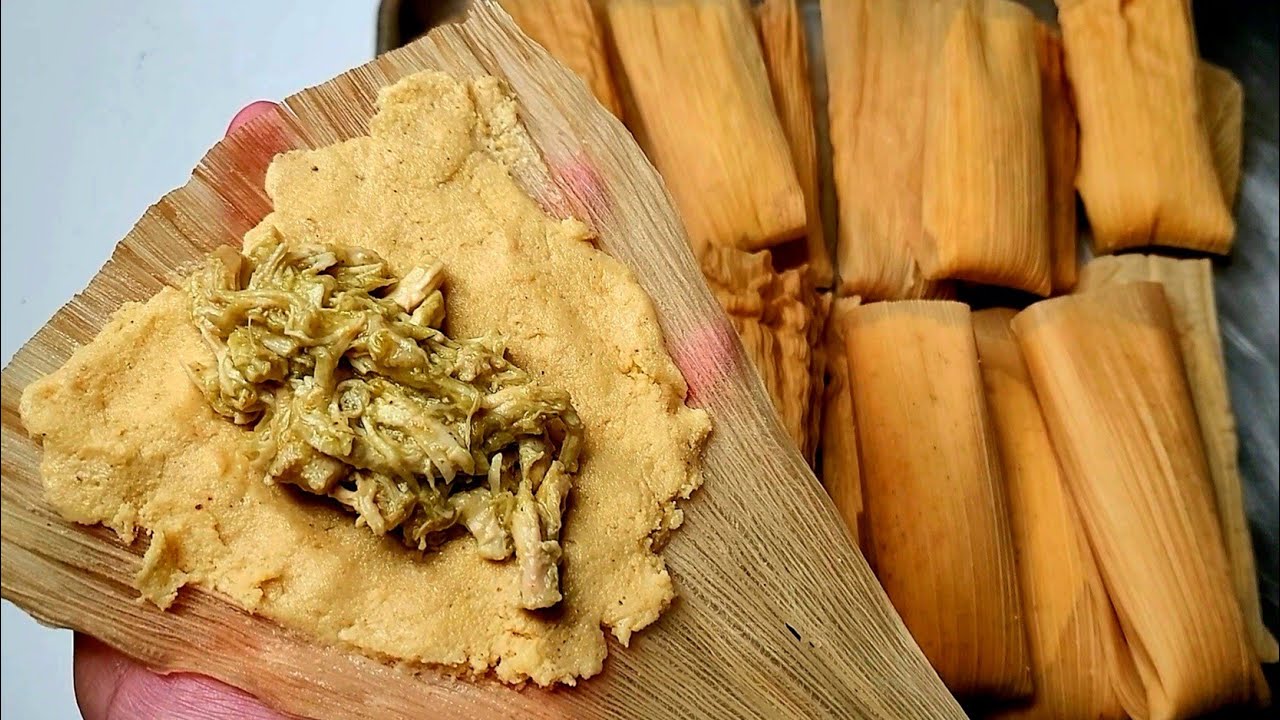 Green Chile Chicken Tamales Recipe EASY VLOGMAS Day 5 Simply Mam Cooks