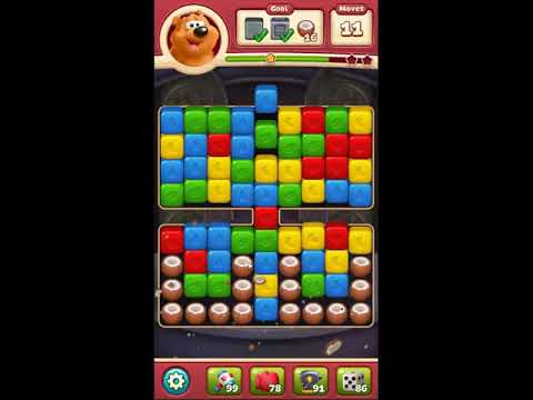 Toon Blast Level 3492 - NO BOOSTERS 🐻🐺🐱 | SKILLGAMING ✔️