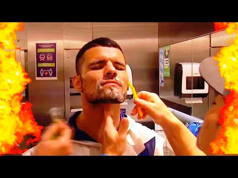 ¡ADIOS A LA BARBA! Michel Da Silva se tuvo que afeitar para poder pelear y le dieron una paliza