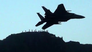 🇺🇸 Screaming F-15C Grim Reaper Jets Mach Loop Flybys 🦅
